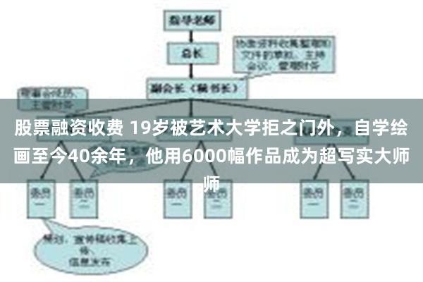 股票融资收费 19岁被艺术大学拒之门外，自学绘画至今40余年，他用6000幅作品成为超写实大师