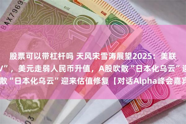 股票可以带杠杆吗 天风宋雪涛展望2025：美联储先降息后加息走“深V”，美元走弱人民币升值，A股吹散“日本化乌云”迎来估值修复【对话Alpha峰会嘉宾之一】